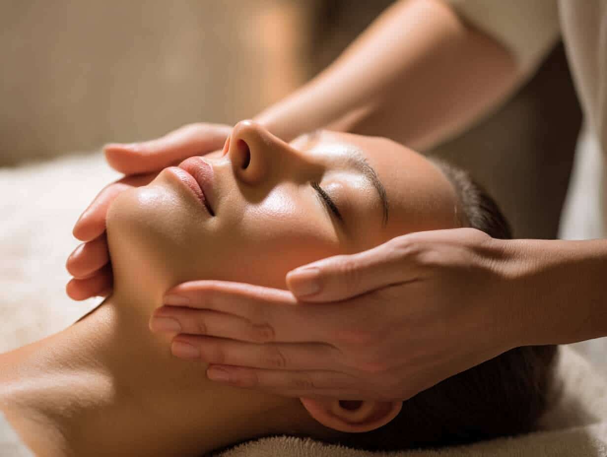 Relaxačná masáž tváre, krku a dekoltu - Kozmetika Michaela